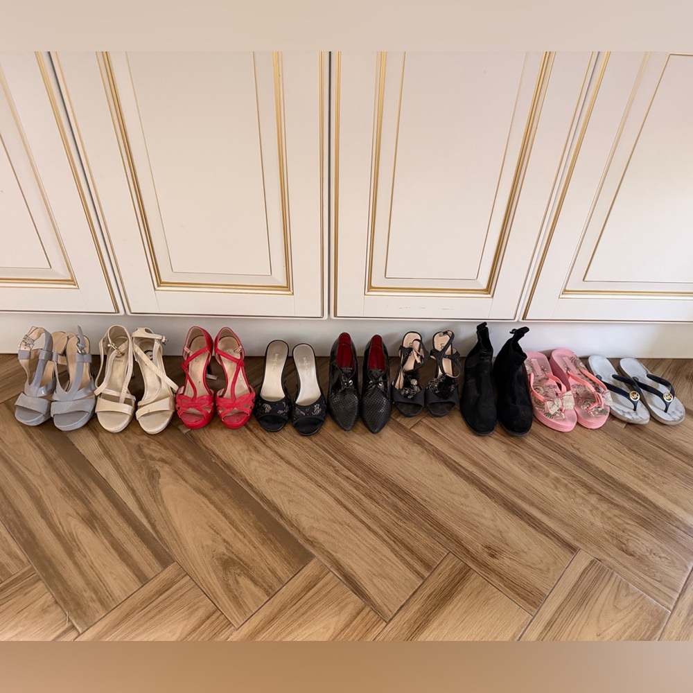 Bundle of 9 pairs size 6 Nine West,Michael Kors,G by Guess,PrimaModa,Liu Jo,Karl